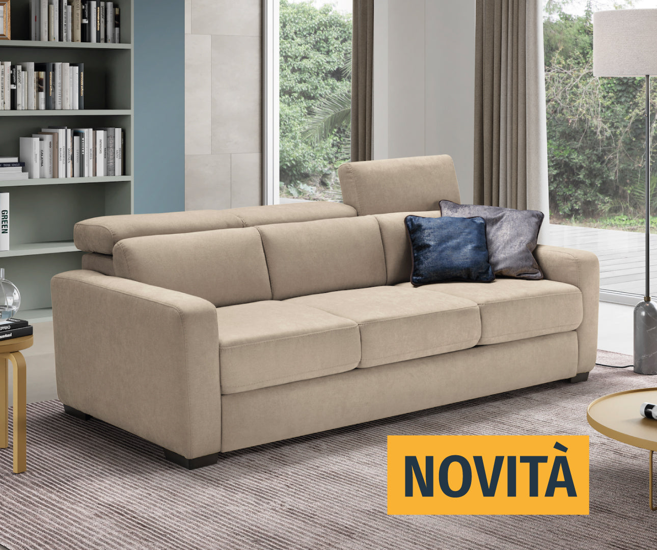 Canapé MORGANA 3 places max - Ouverture lit KOMODO