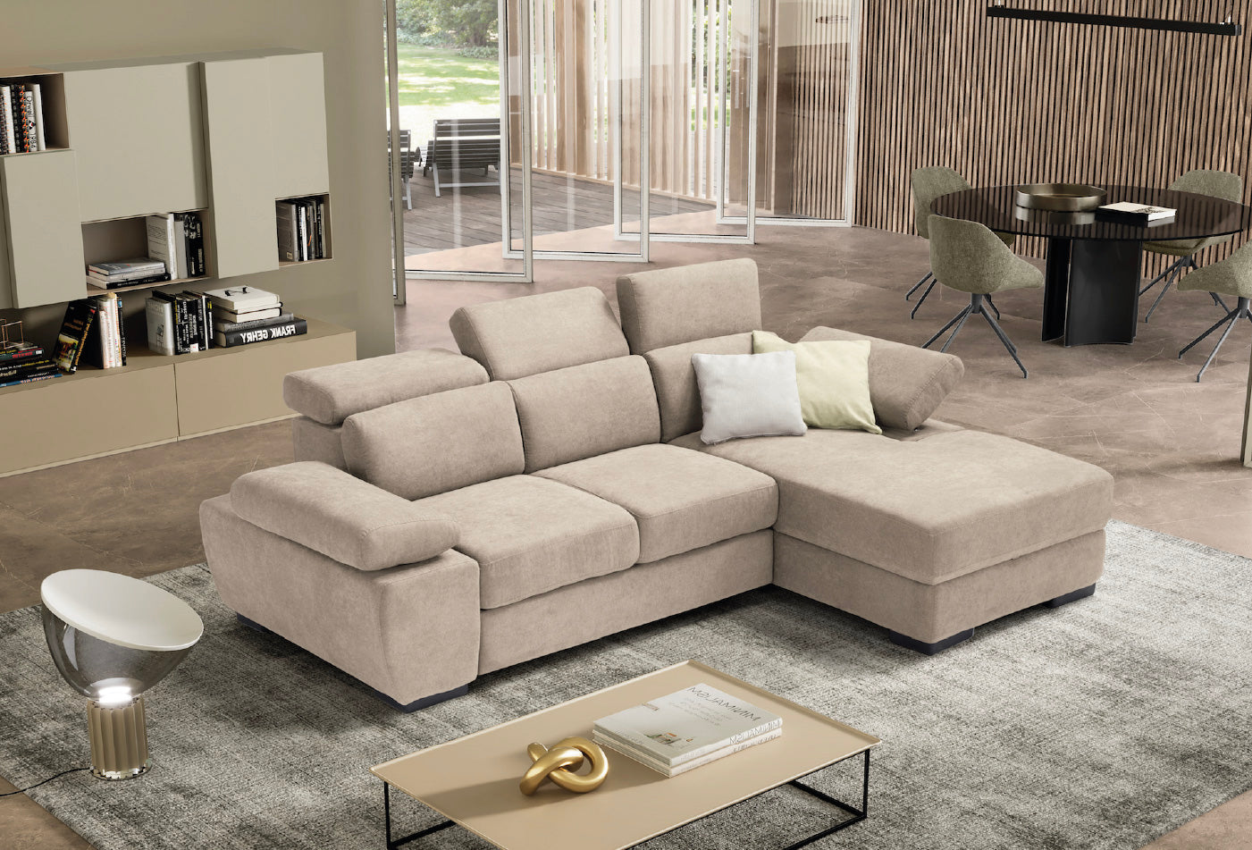 Canapé méridienne FABIOLA