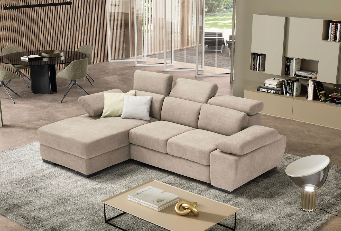 Canapé méridienne FABIOLA