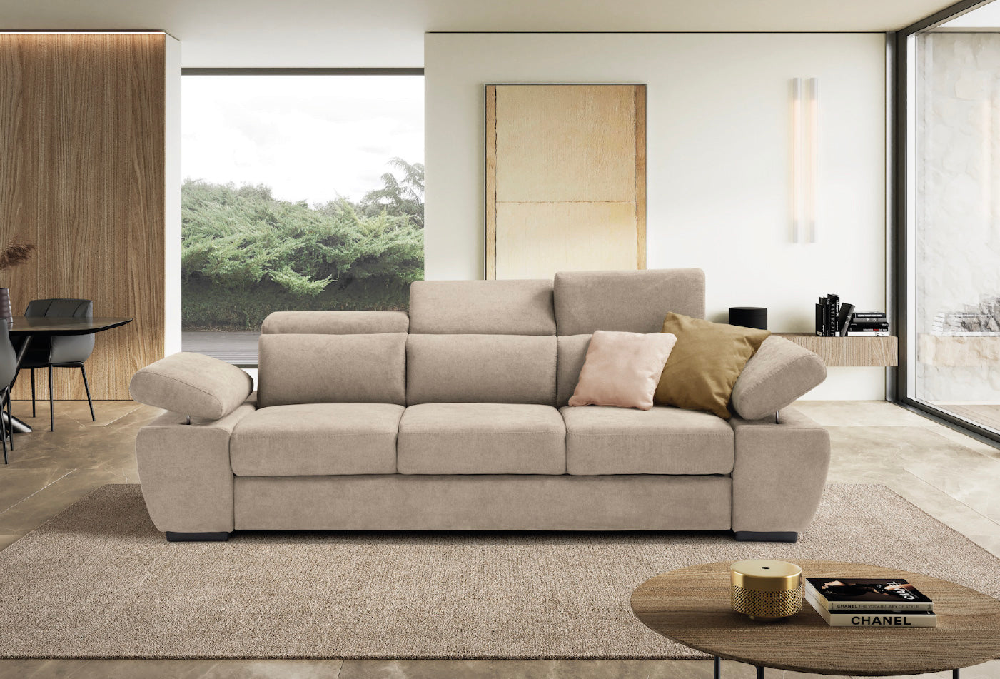 Canapé linéaire 3 places FABIOLA