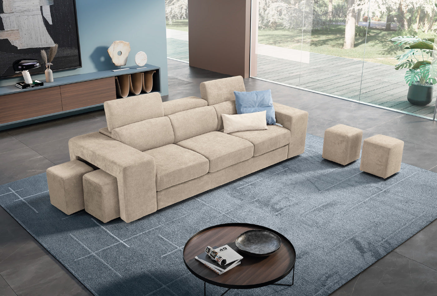 Canapé linéaire 3 places TALENTO