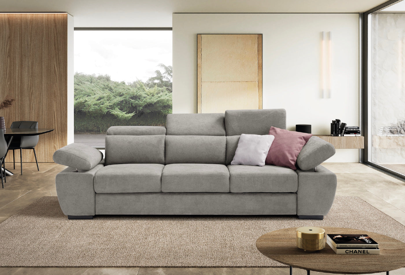 Canapé linéaire 3 places FABIOLA