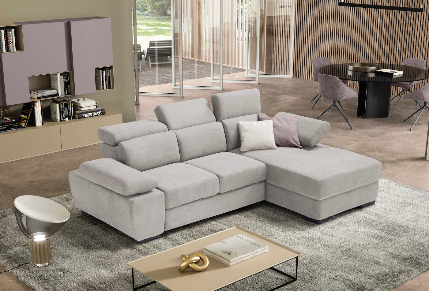 Canapé méridienne FABIOLA