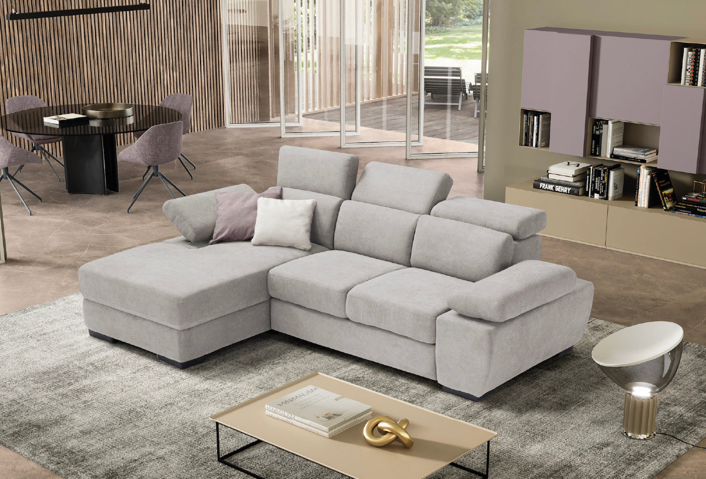 Canapé méridienne FABIOLA