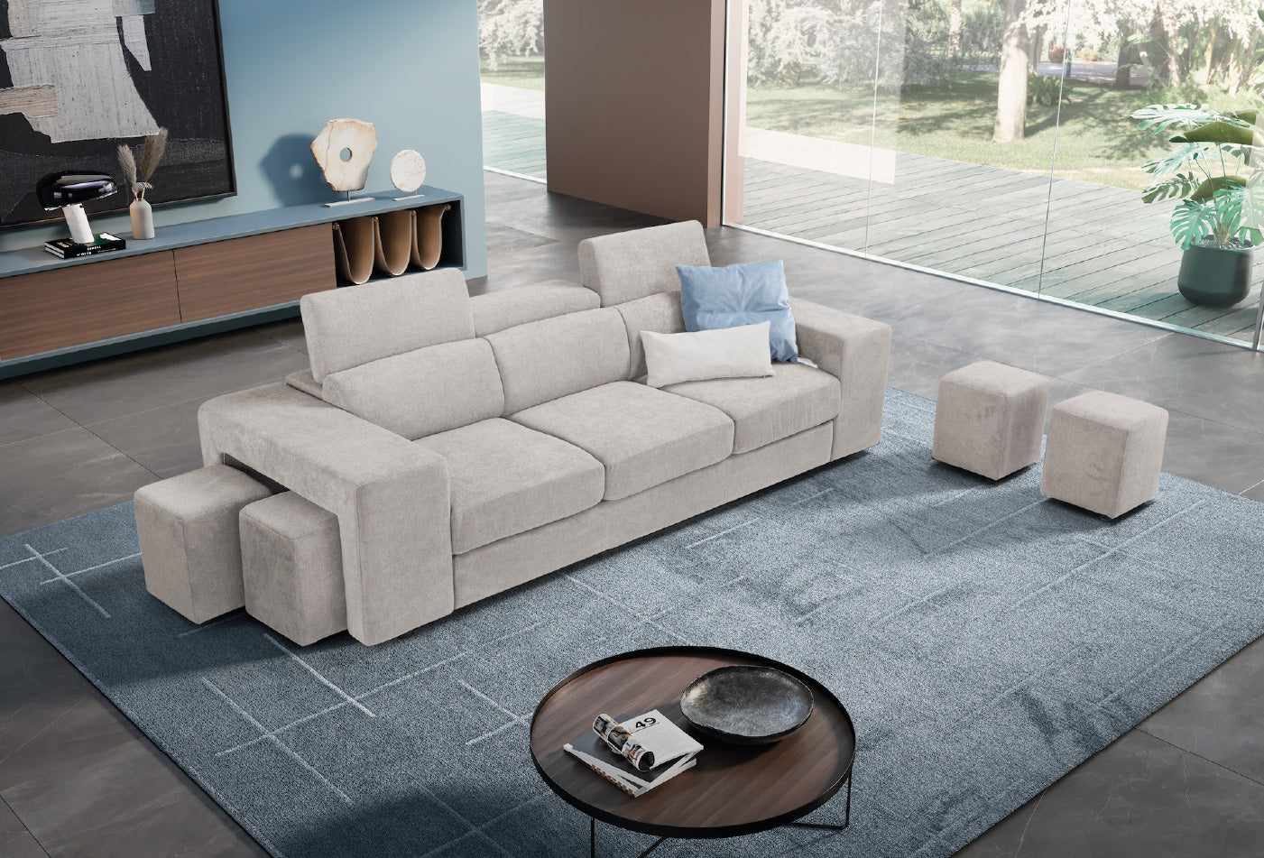 Canapé linéaire 3 places TALENTO