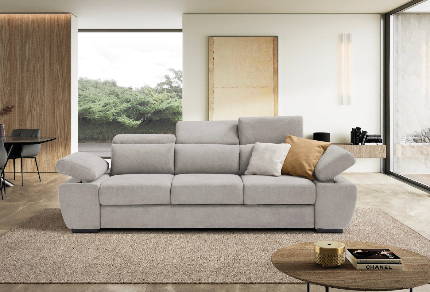 Canapé linéaire 3 places FABIOLA