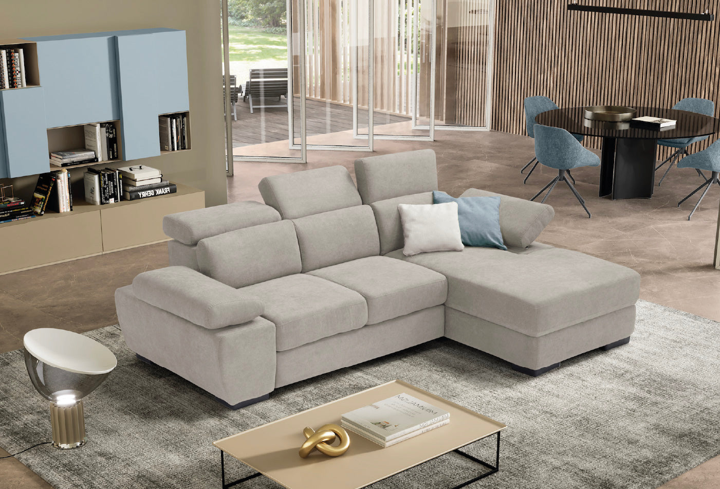 Canapé méridienne FABIOLA