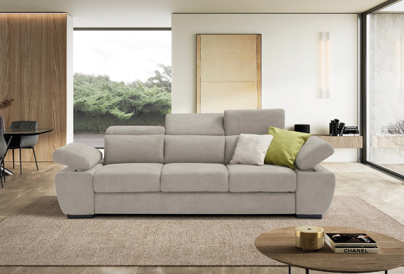 Canapé linéaire 3 places FABIOLA