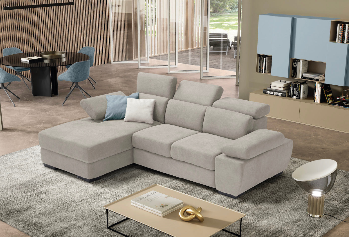 Canapé méridienne FABIOLA