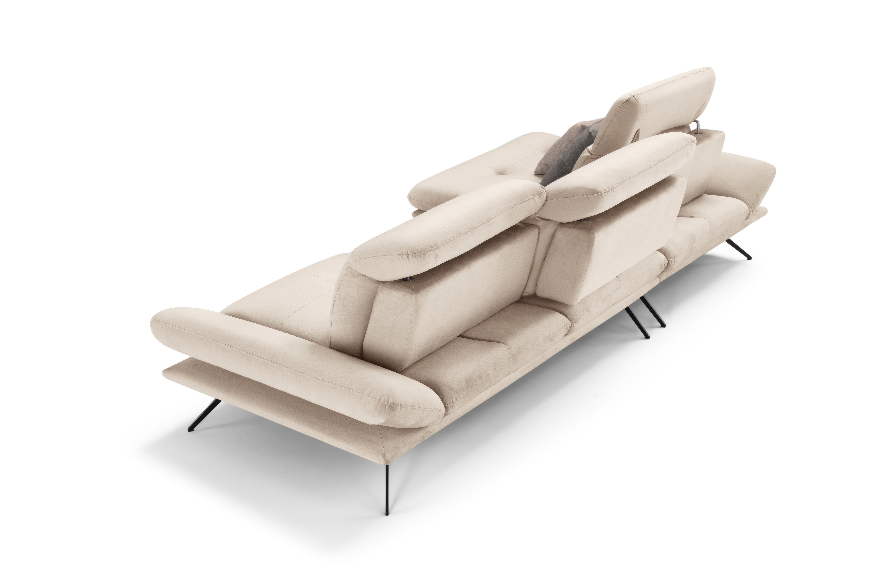 Canapé Chaise Longue Miranda – Komodo | Tissu Viky, Fabriqué en Italie - Collection 2026