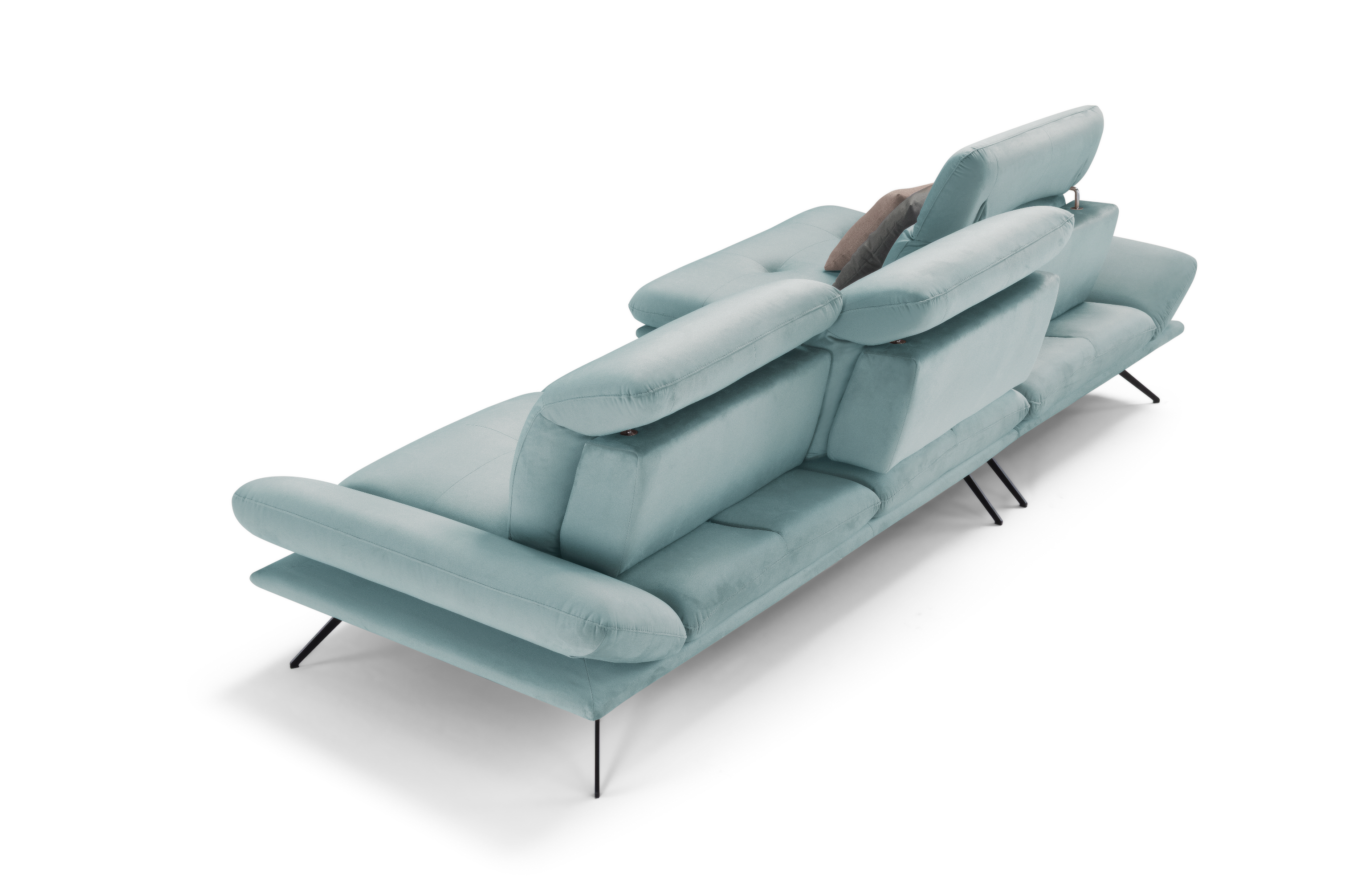 Canapé Chaise Longue Miranda – Komodo | Tissu Viky, Fabriqué en Italie - Collection 2026