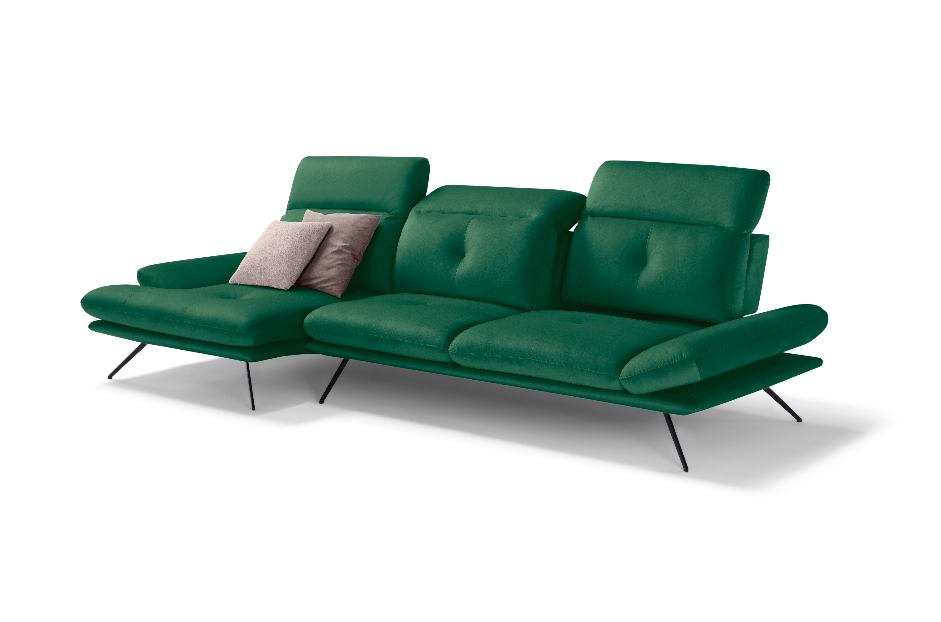 Canapé Chaise Longue Miranda – Komodo | Tissu Viky, Fabriqué en Italie - Collection 2026