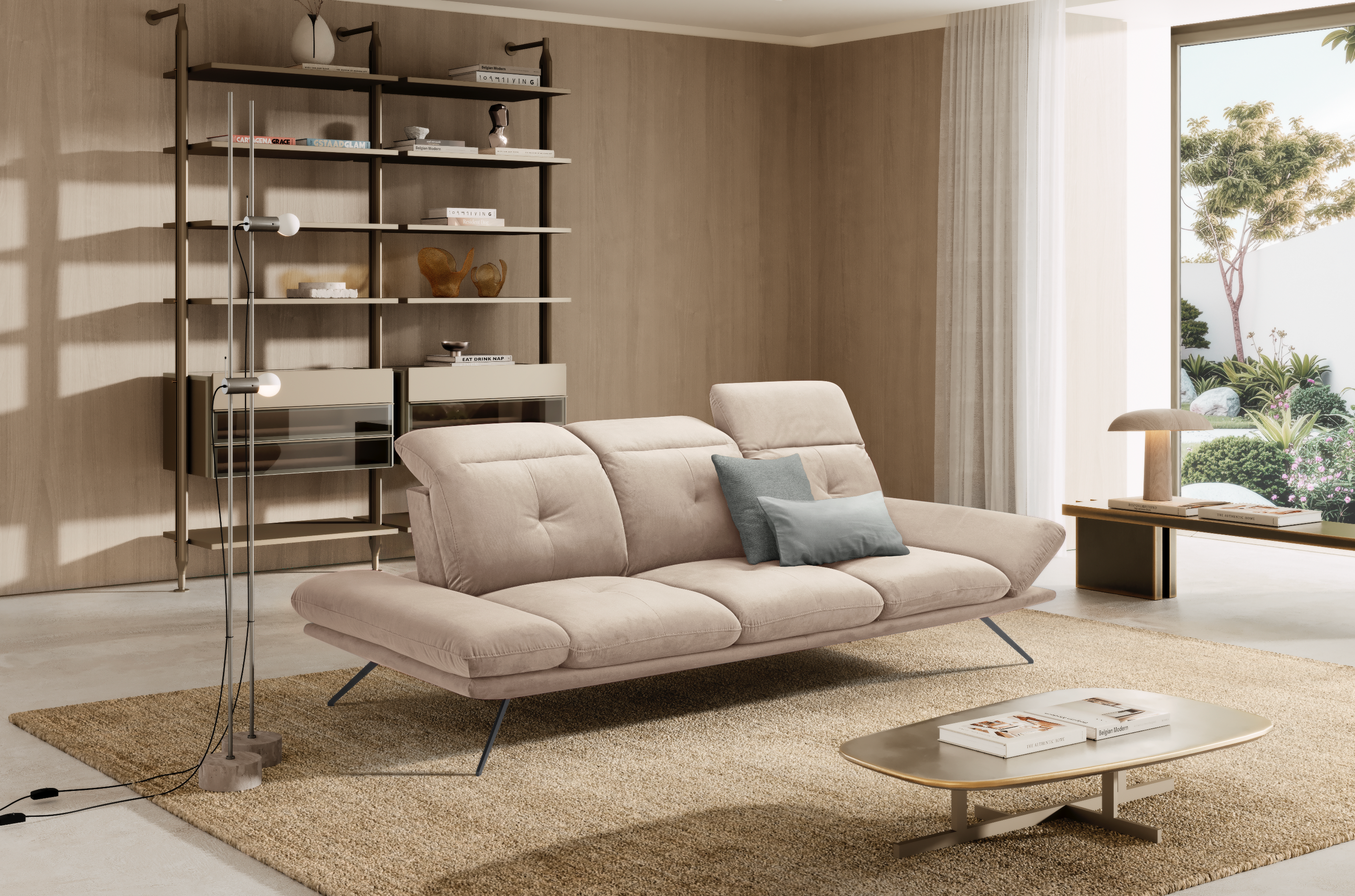 Canapé 3 Places Miranda – Komodo | Tissu Viky, Fabriqué en Italie - Collection 2026