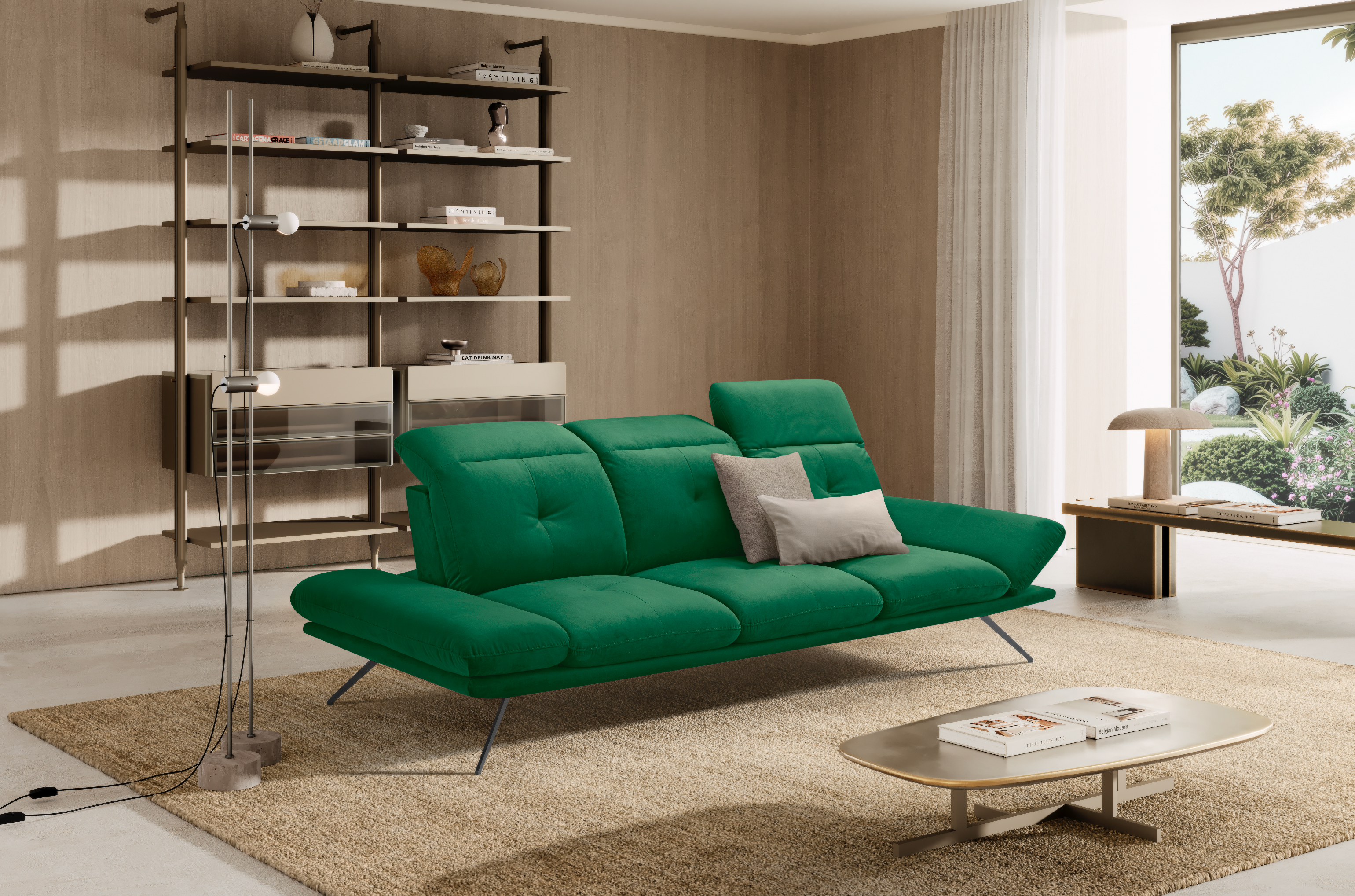 Canapé 3 Places Miranda – Komodo | Tissu Viky, Fabriqué en Italie - Collection 2026