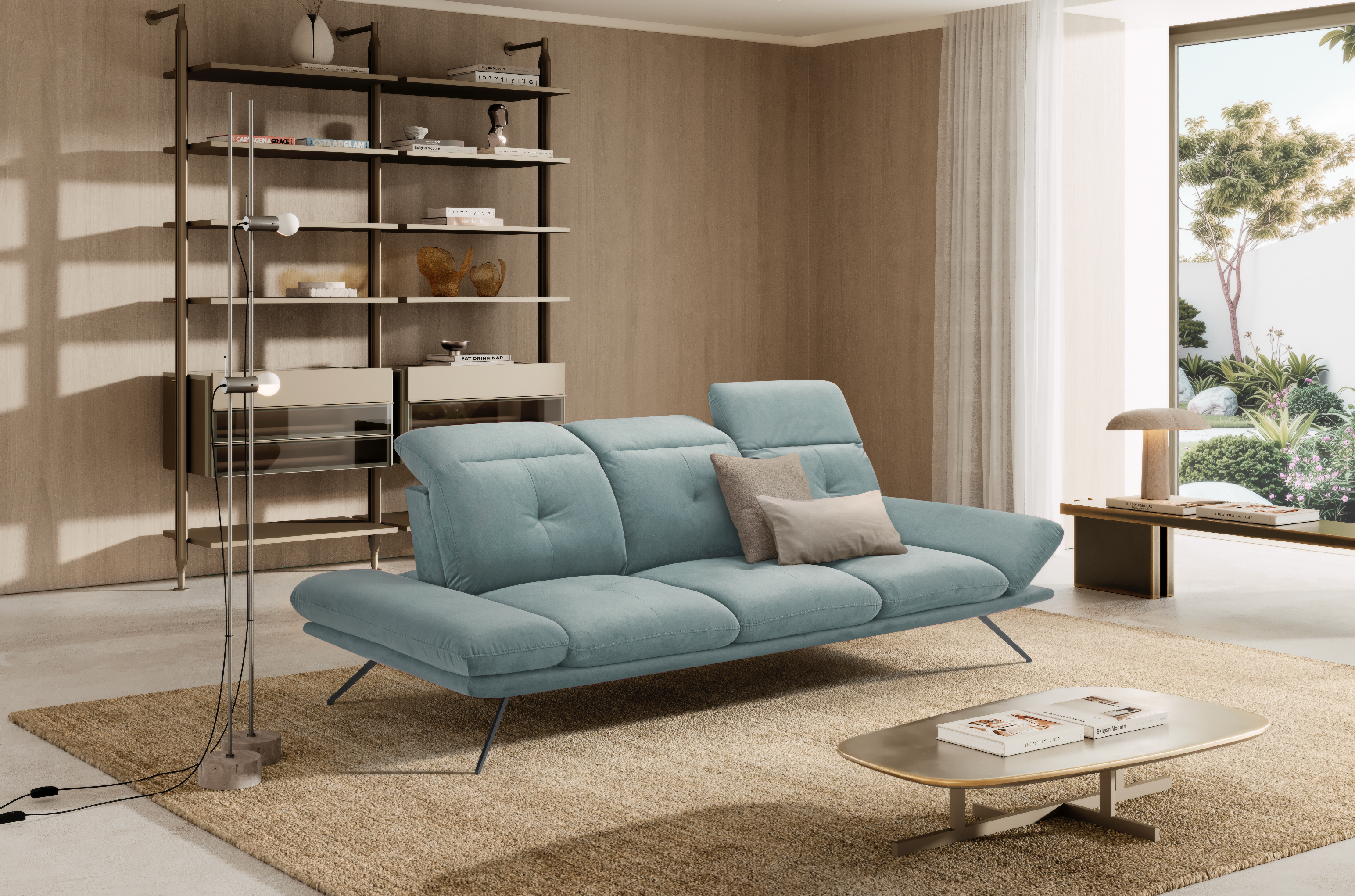 Canapé 3 Places Miranda – Komodo | Tissu Viky, Fabriqué en Italie - Collection 2026