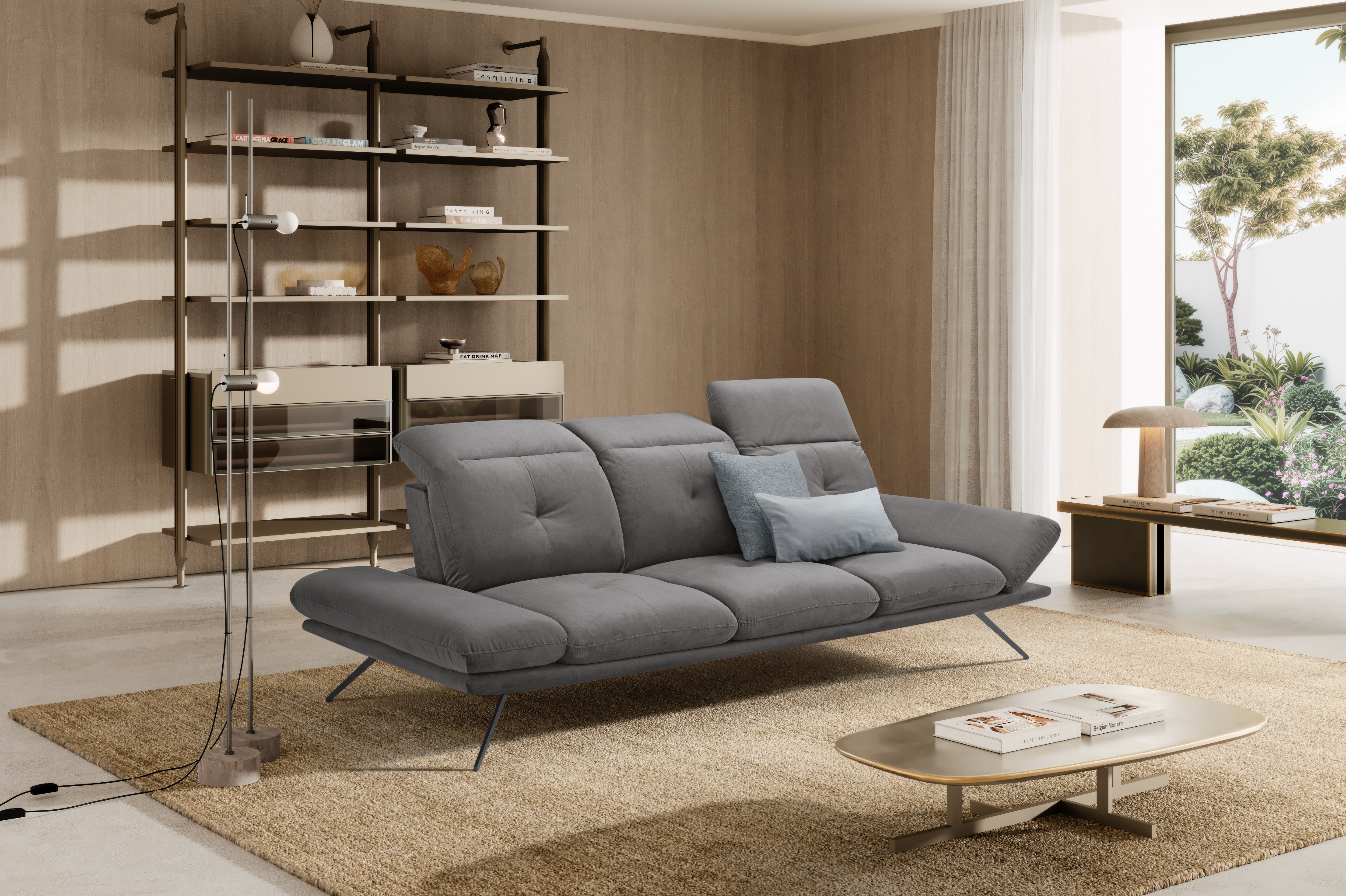 Canapé 3 Places Miranda – Komodo | Tissu Viky, Fabriqué en Italie - Collection 2026