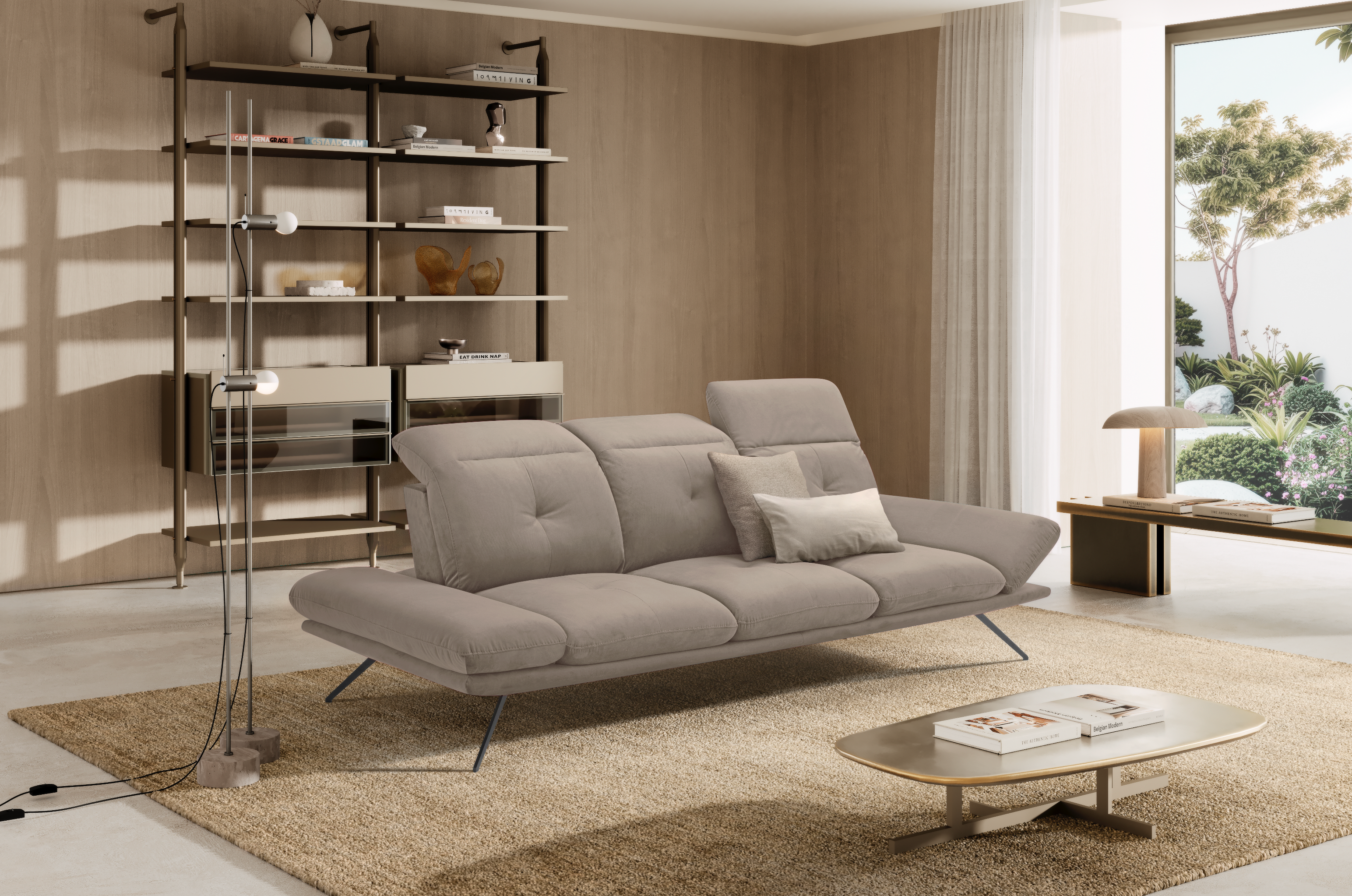Canapé 3 Places Miranda – Komodo | Tissu Viky, Fabriqué en Italie - Collection 2026