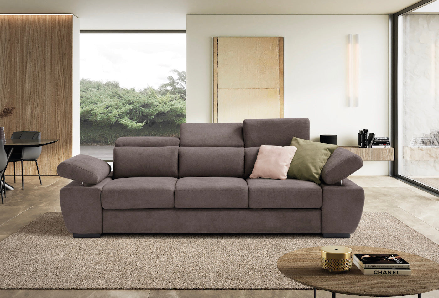 Canapé linéaire 3 places FABIOLA