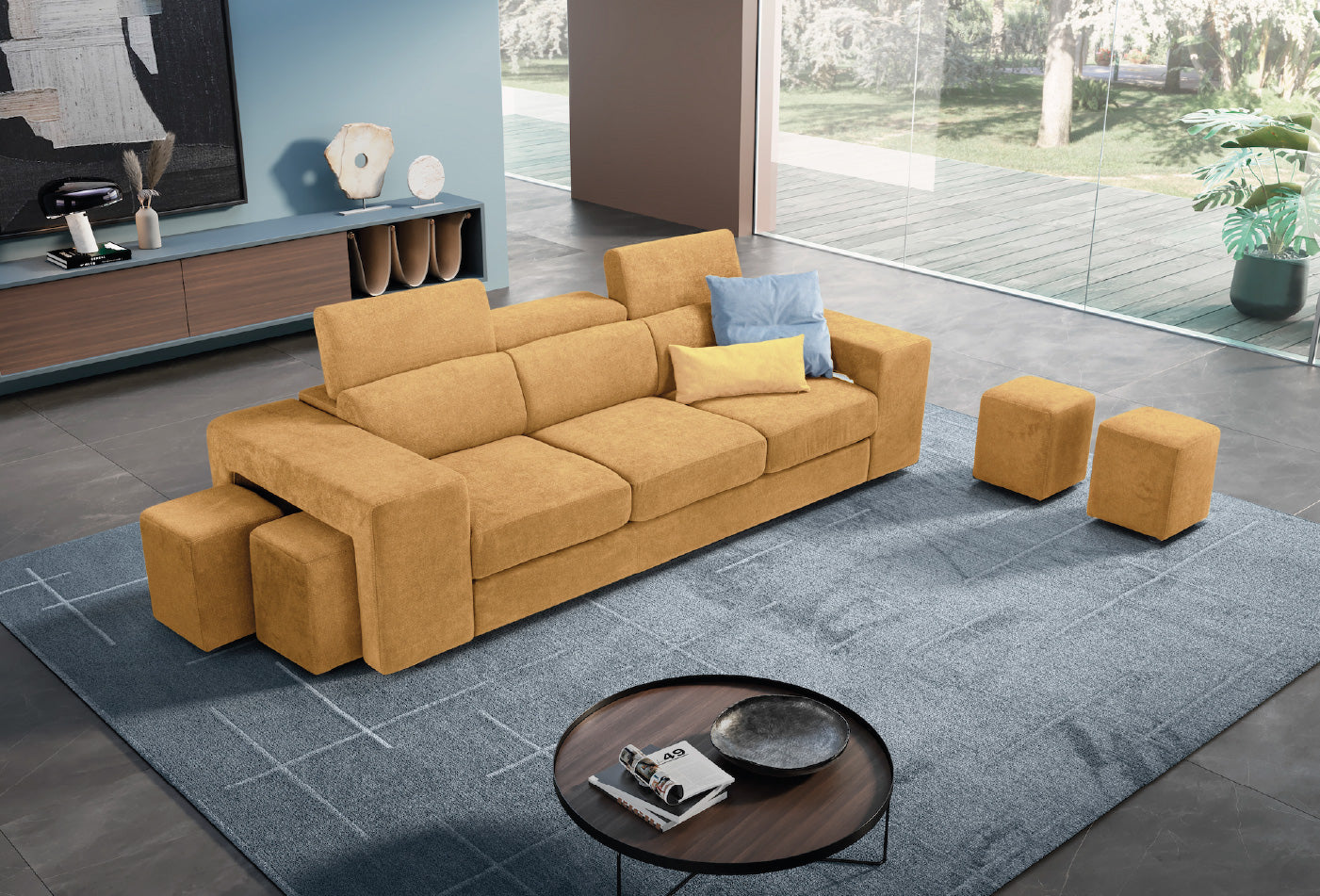 Canapé linéaire 3 places TALENTO