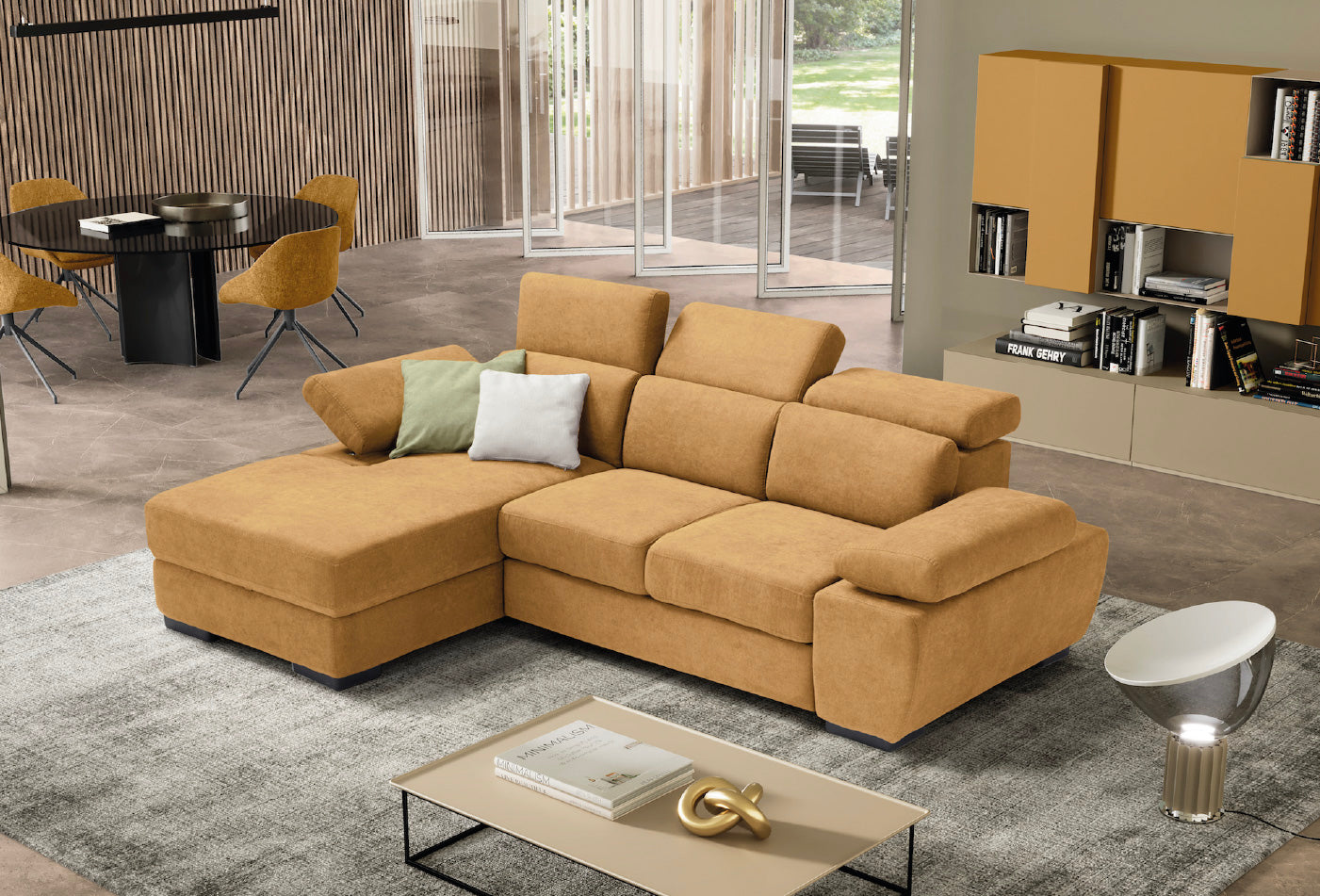 Canapé méridienne FABIOLA