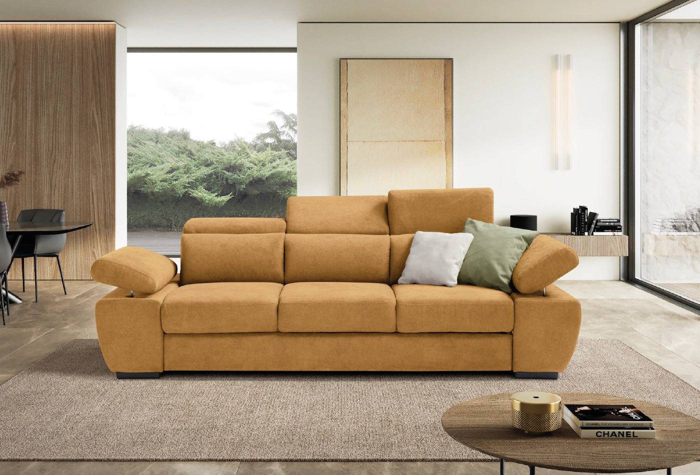 Canapé linéaire 3 places FABIOLA