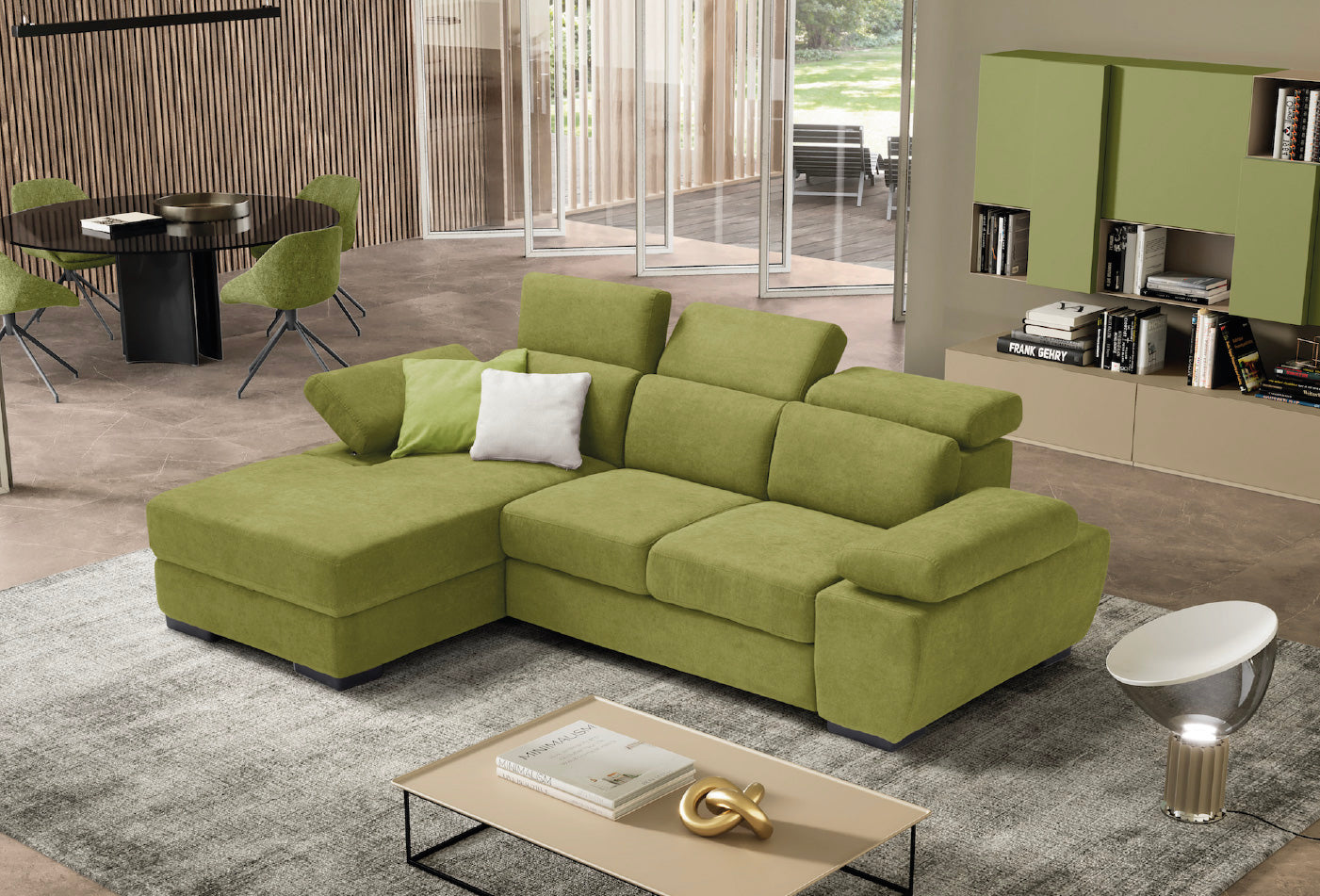 Canapé méridienne FABIOLA