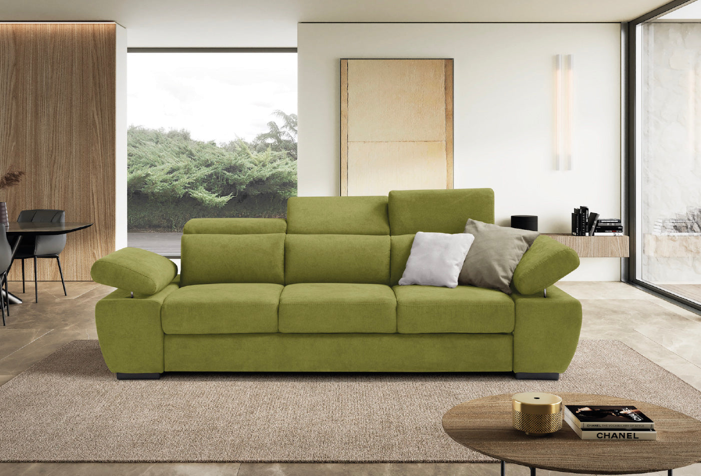 Canapé linéaire 3 places FABIOLA