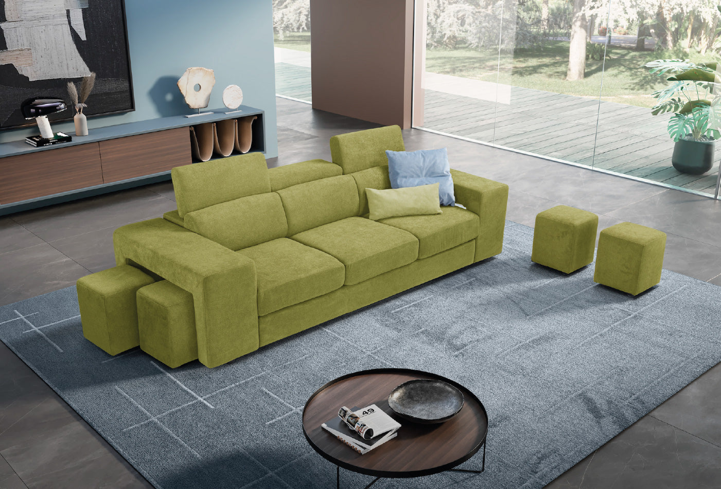 Canapé linéaire 3 places TALENTO