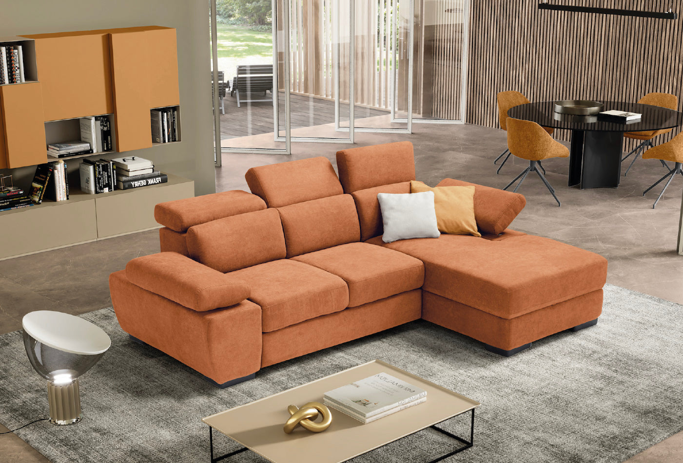 Canapé méridienne FABIOLA