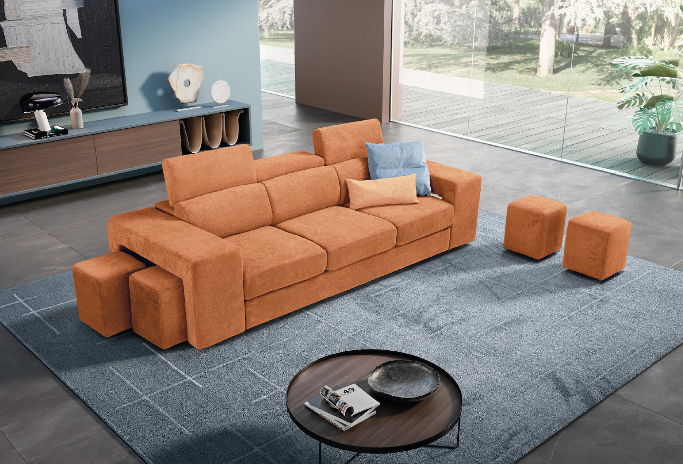 Canapé linéaire 3 places TALENTO