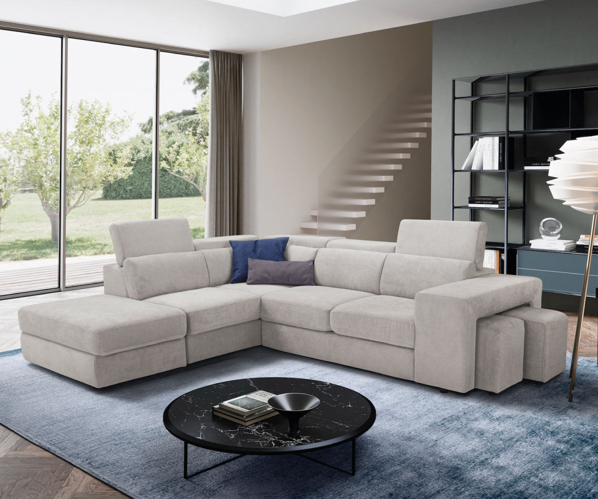 Canapé d'angle TALENTO - Ouverture lit KOMODO