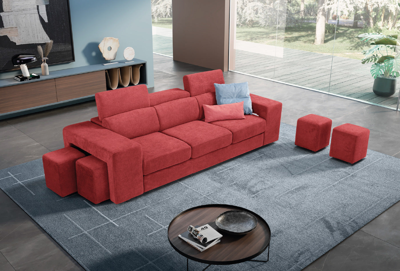 Canapé linéaire 3 places TALENTO