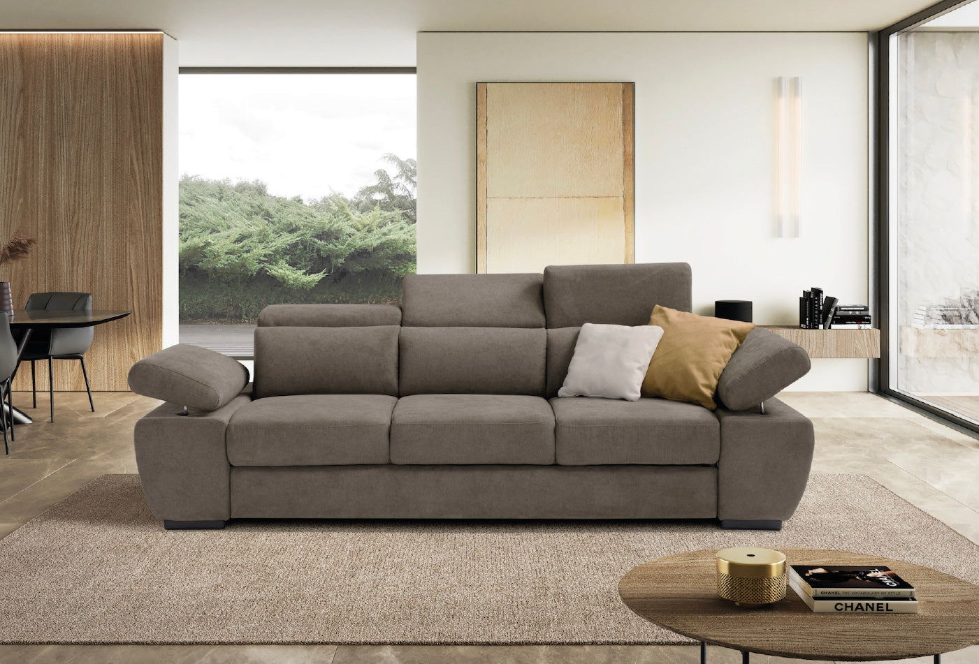 Canapé linéaire 3 places FABIOLA