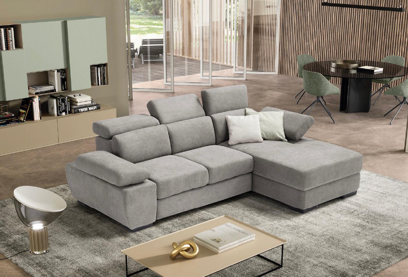 Canapé méridienne FABIOLA