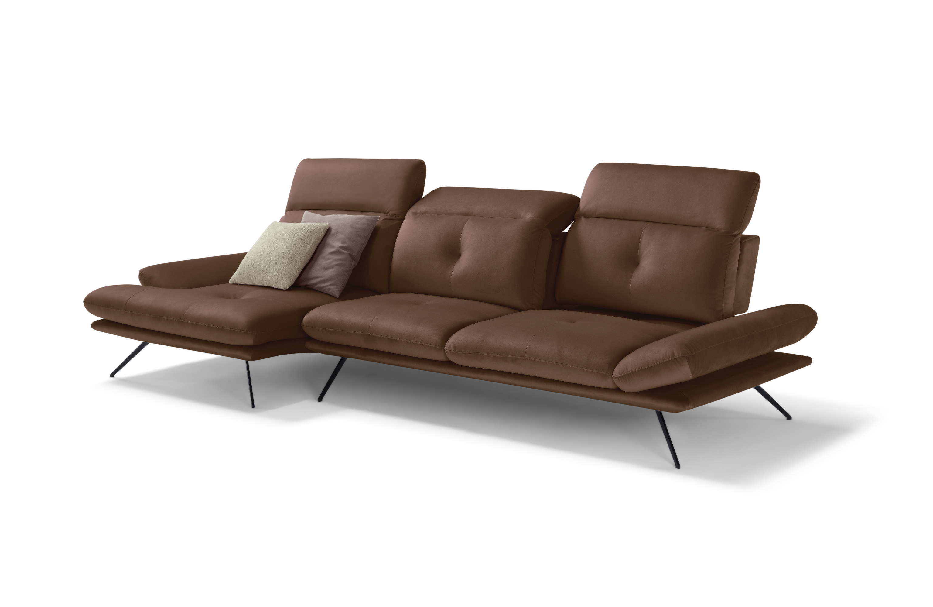 Canapé Chaise Longue Miranda – Komodo | Tissu Viky, Fabriqué en Italie - Collection 2026