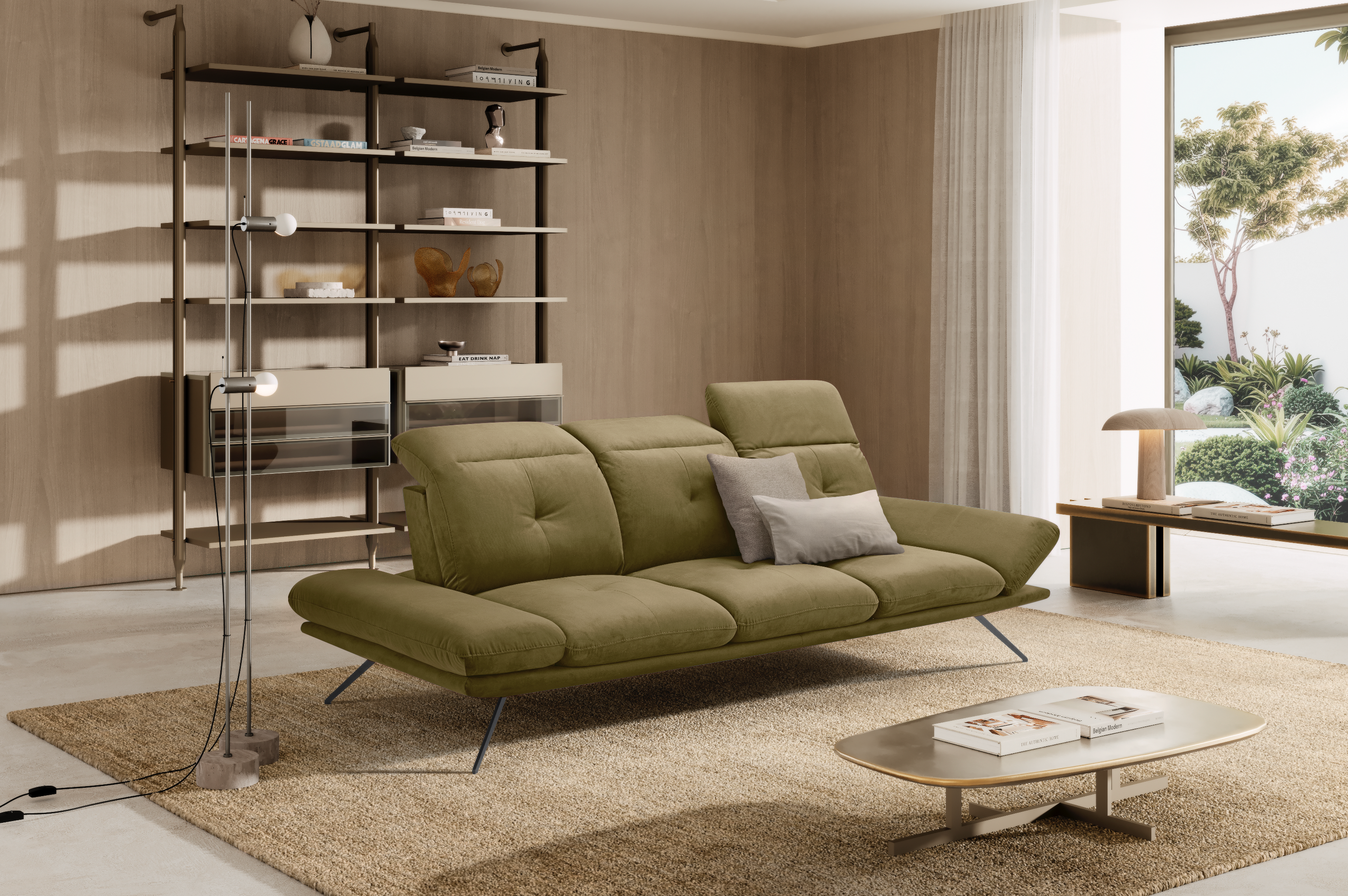 Canapé 3 Places Miranda – Komodo | Tissu Viky, Fabriqué en Italie - Collection 2026