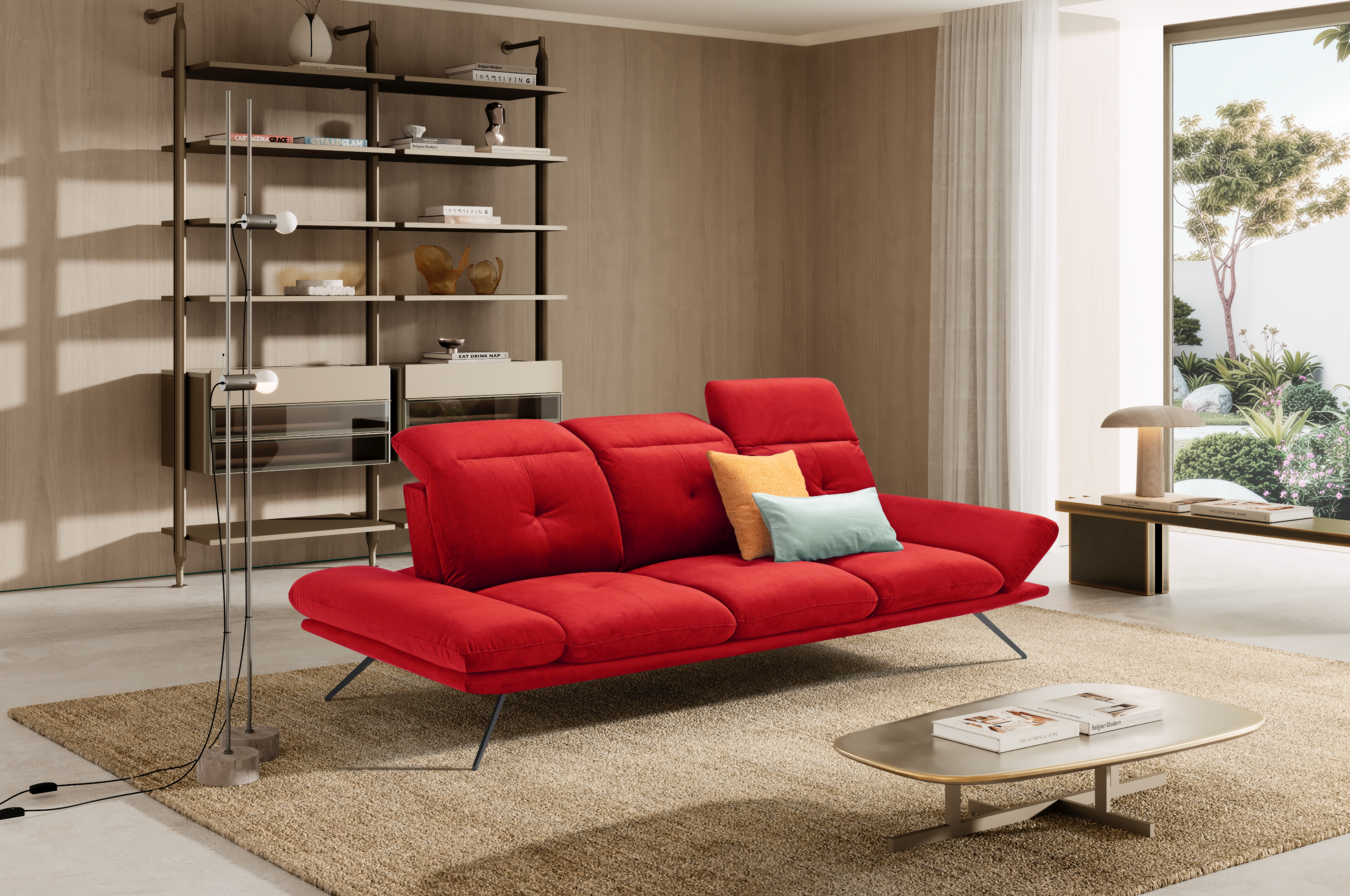 Canapé 3 Places Miranda – Komodo | Tissu Viky, Fabriqué en Italie - Collection 2026