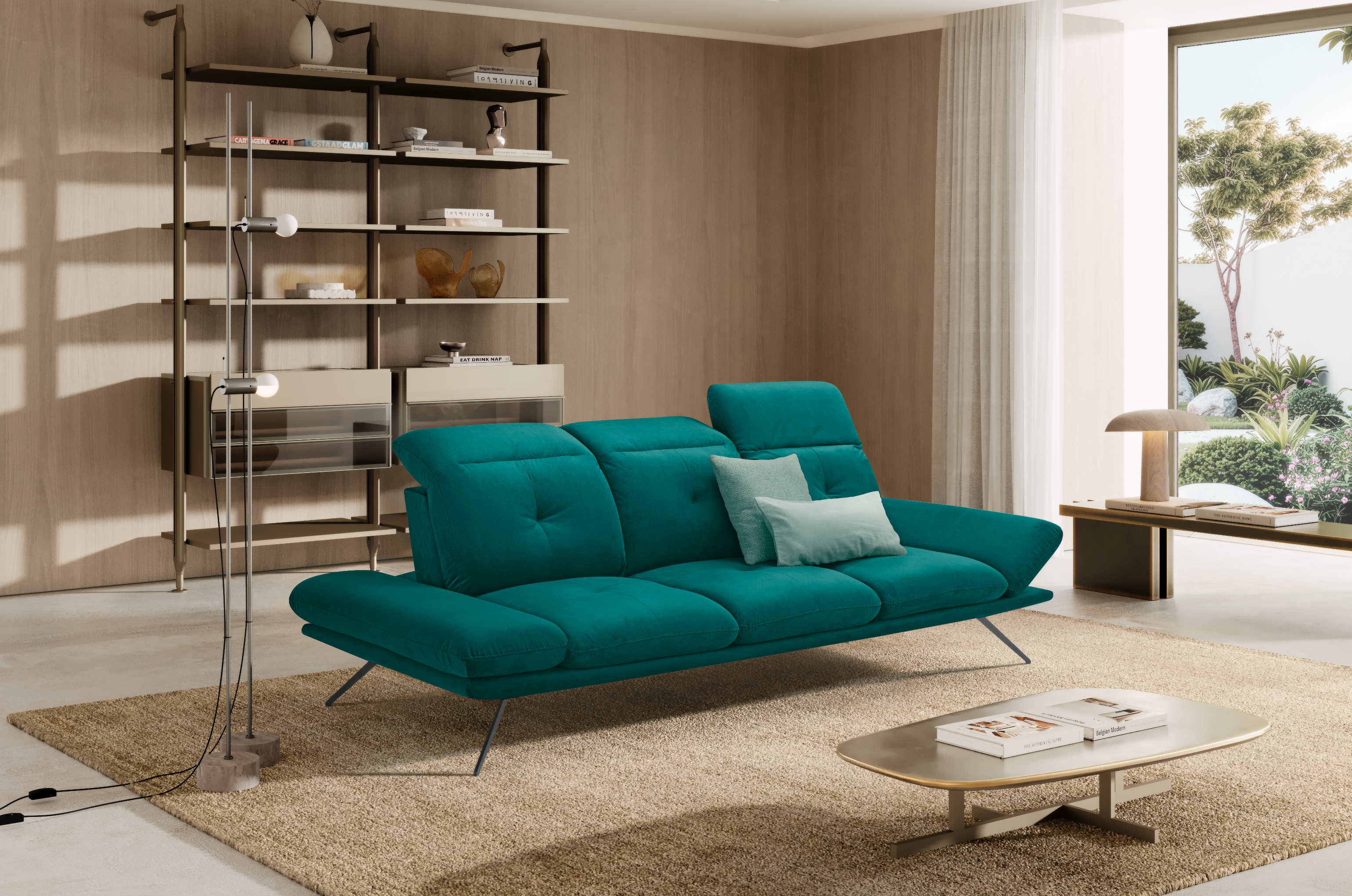 Canapé 3 Places Miranda – Komodo | Tissu Viky, Fabriqué en Italie - Collection 2026