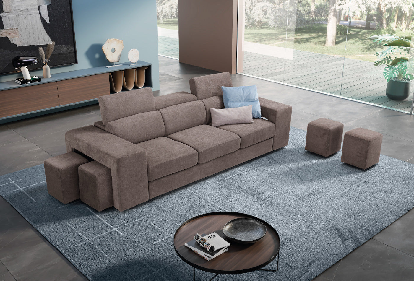 Canapé linéaire 3 places TALENTO