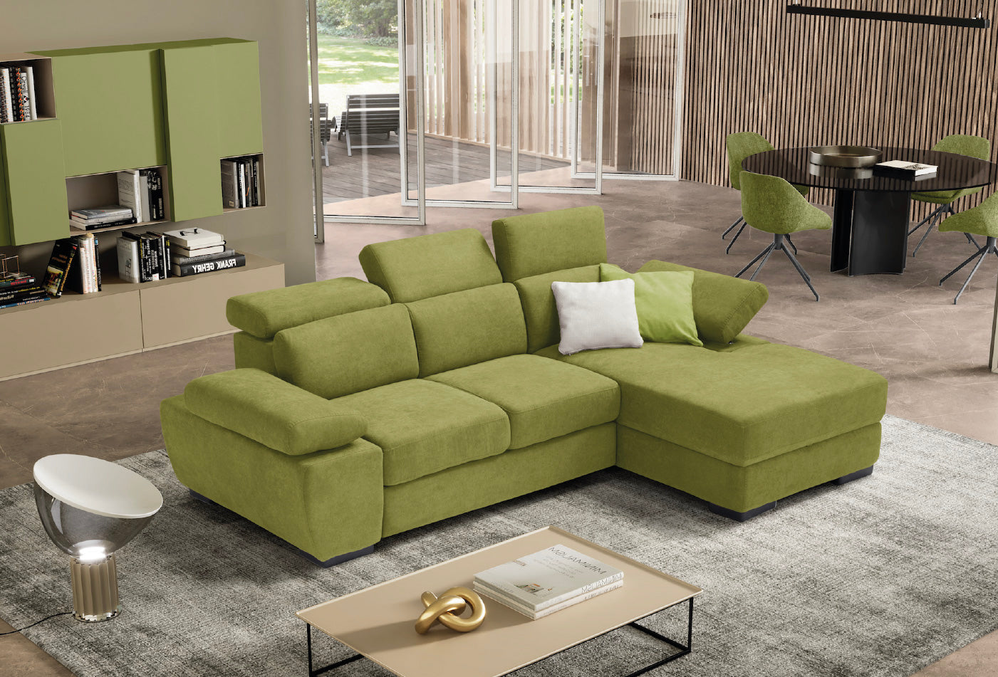 Canapé méridienne FABIOLA