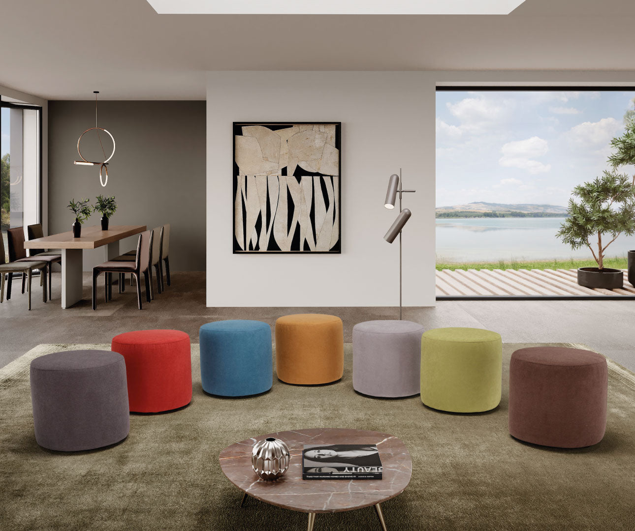 Komodo - Pouf VICTORIA (différents coloris)